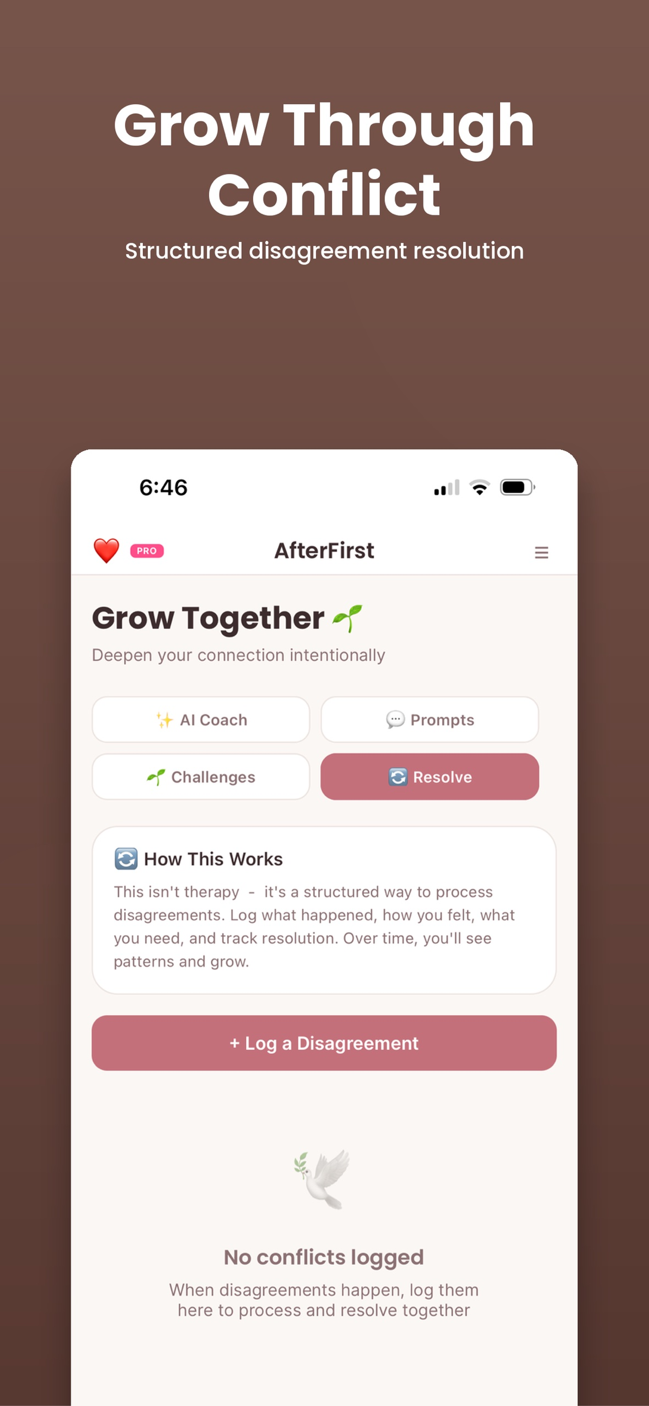Grow through conflict